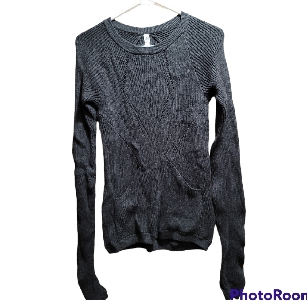 Lululemon The Sweater The Better Heathered Black 4